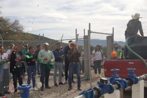 Inauguración de la Segunda Etapa del Equipamiento Electromecánico de Pozo Profundo en la Comunidad de Nogales Rayón, S.L.P.