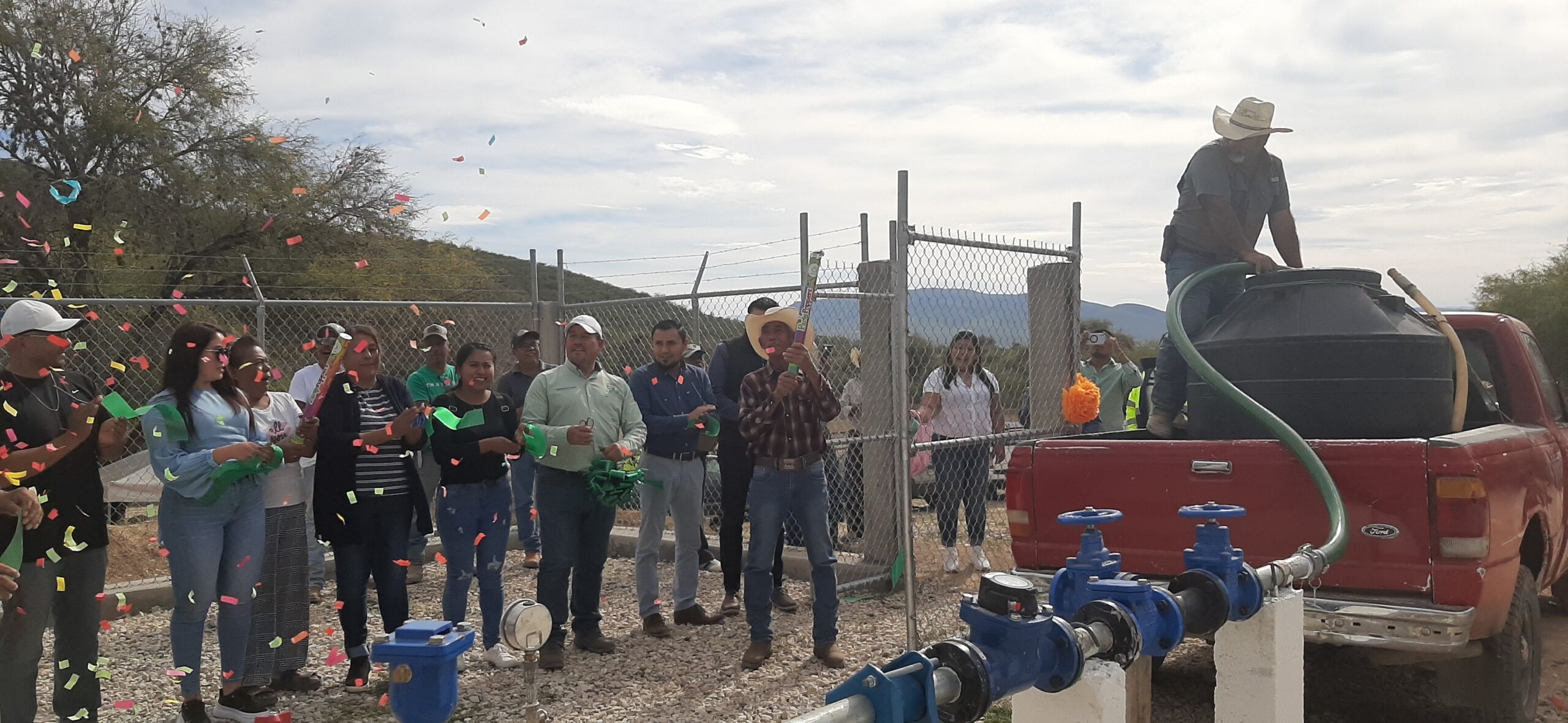 Inauguración de la Segunda Etapa del Equipamiento Electromecánico de Pozo Profundo en la Comunidad de Nogales Rayón, S.L.P.