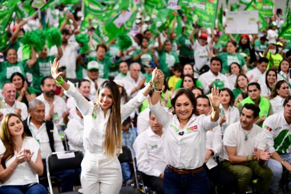 Arrancó la aplanadora verde en todo San Luis Potosí; candidatos van por 5 de 5 y carro completo