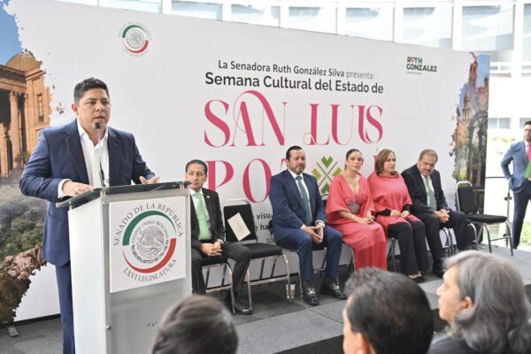 RICARDO GALLARDO PARTICIPA EN INAUGURACIÓN DE LA SEMANA CULTURAL DE SAN LUIS POTOSÍ EN EL SENADO