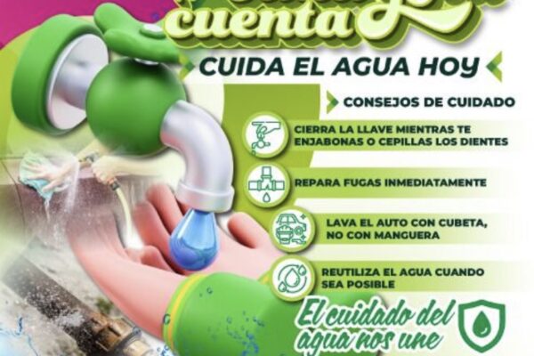 ESTADO IMPULSA CULTURA DEL AGUA ANTE TEMPORADA DE CALOR