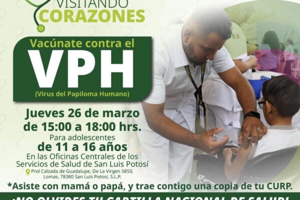 GOBIERNO ESTATAL REFUERZA PROTECCIÓN A ADOLESCENTES CON VACUNACIÓN CONTRA EL VPH