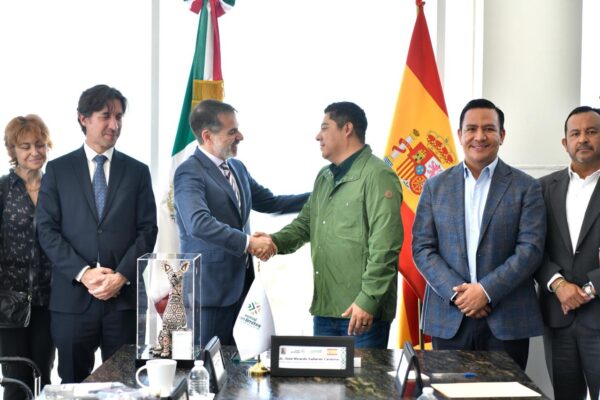 RICARDO GALLARDO FORTALECE RELACIÓN INSTITUCIONAL CON ESPAÑA