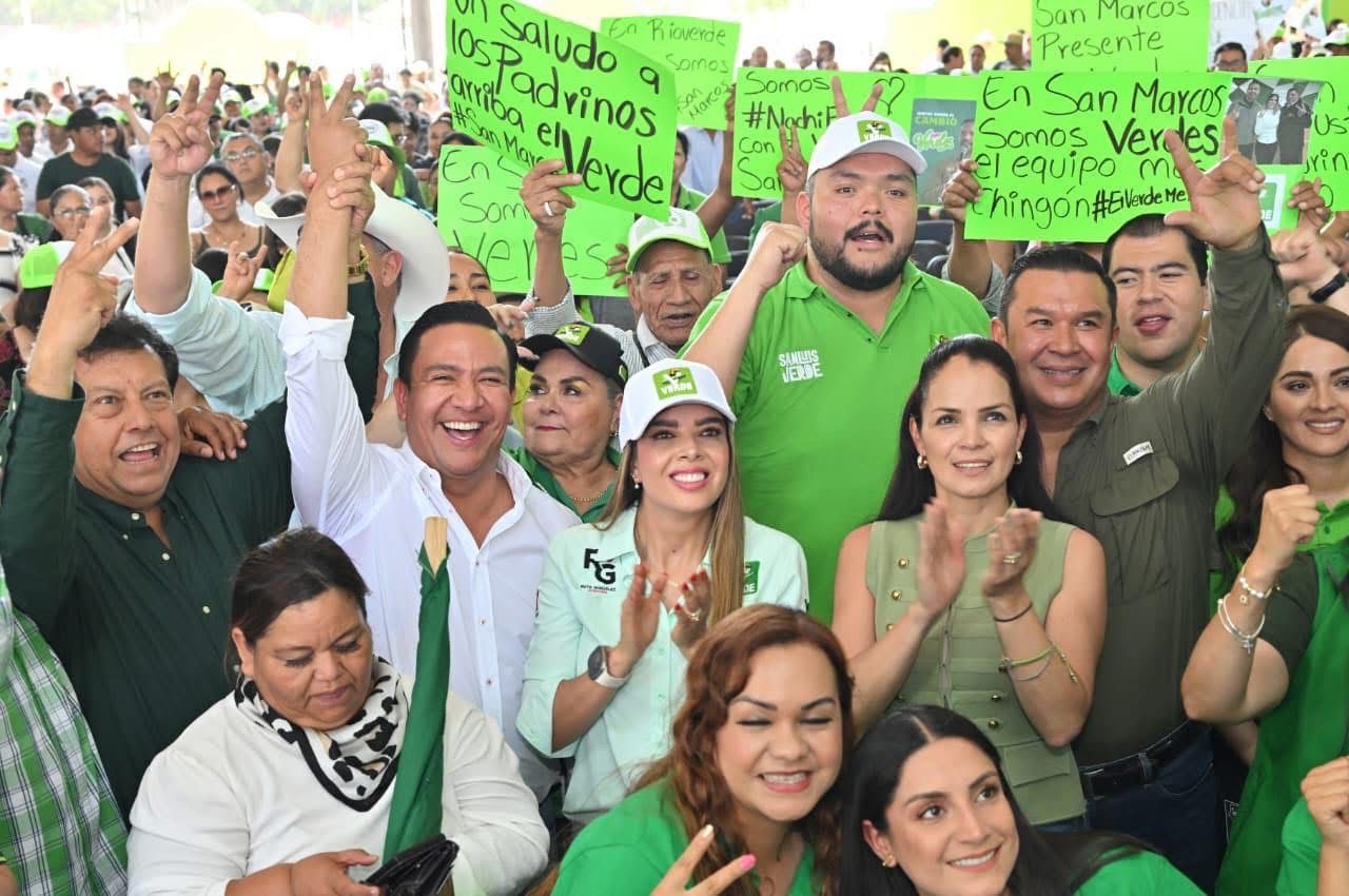 ANTE MÁS DE 10 MIL PERSONAS, TOMA PROTESTA COMITÉ MUNICIPAL DEL PV EN RIOVERDE