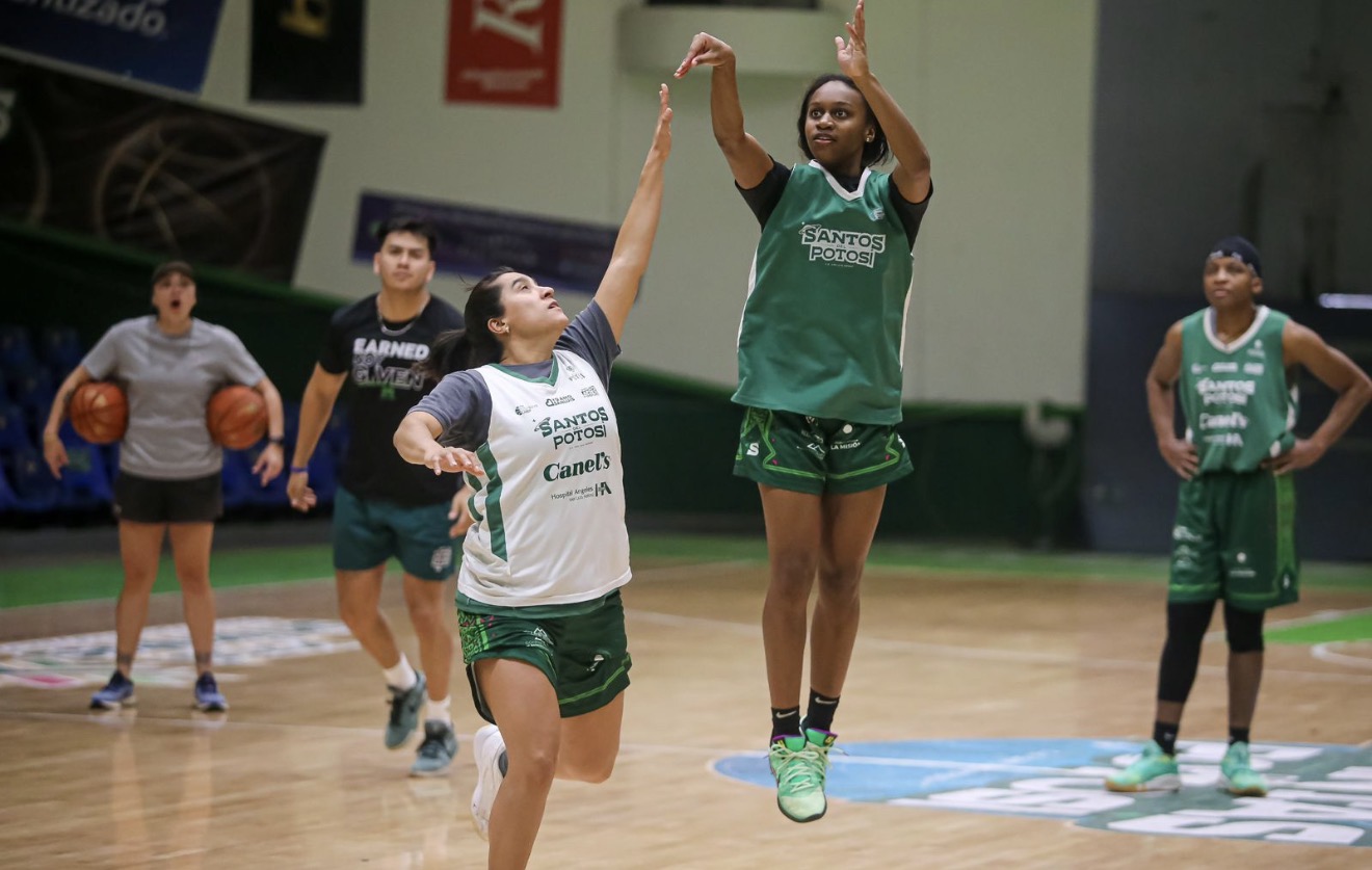 Santas del Potosí visitan a las campeonas Panteras Femenil de Aguascalientes