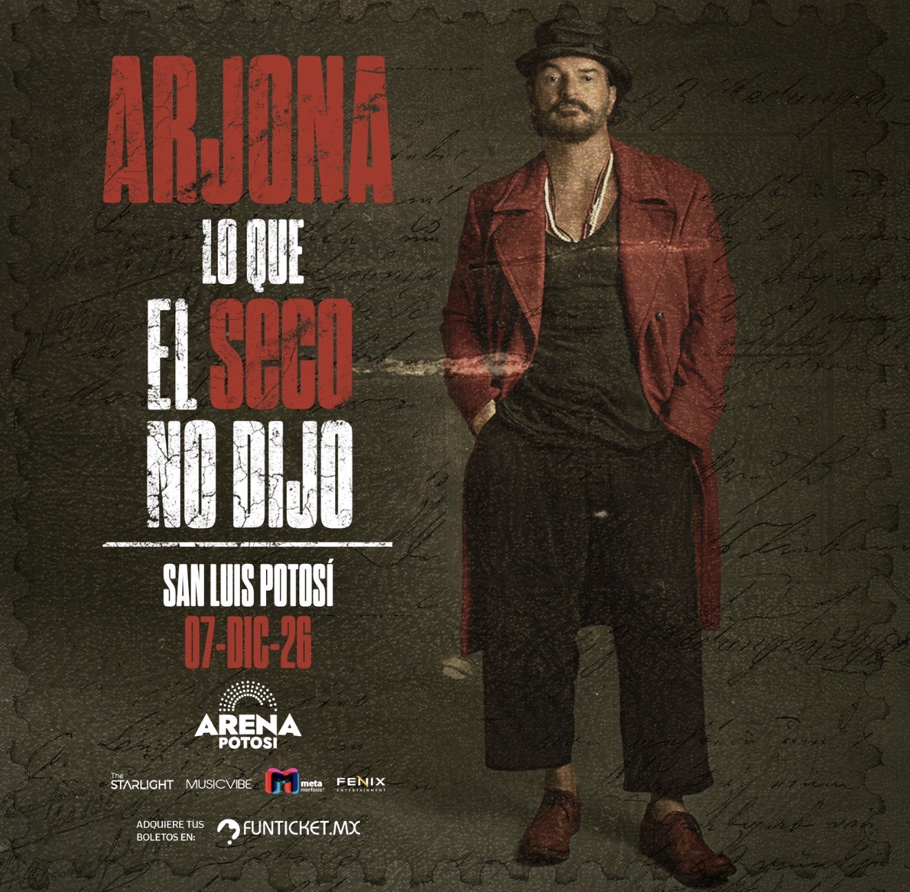ARJONA LLEGA A SAN LUIS CON ESPECTÁCULO INTERNACIONAL