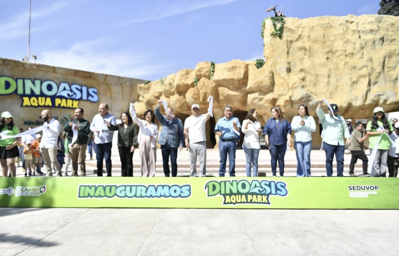 RICARDO GALLARDO CUMPLE A POTOSINOS CON PARQUE ACUÁTICO DINO OASIS