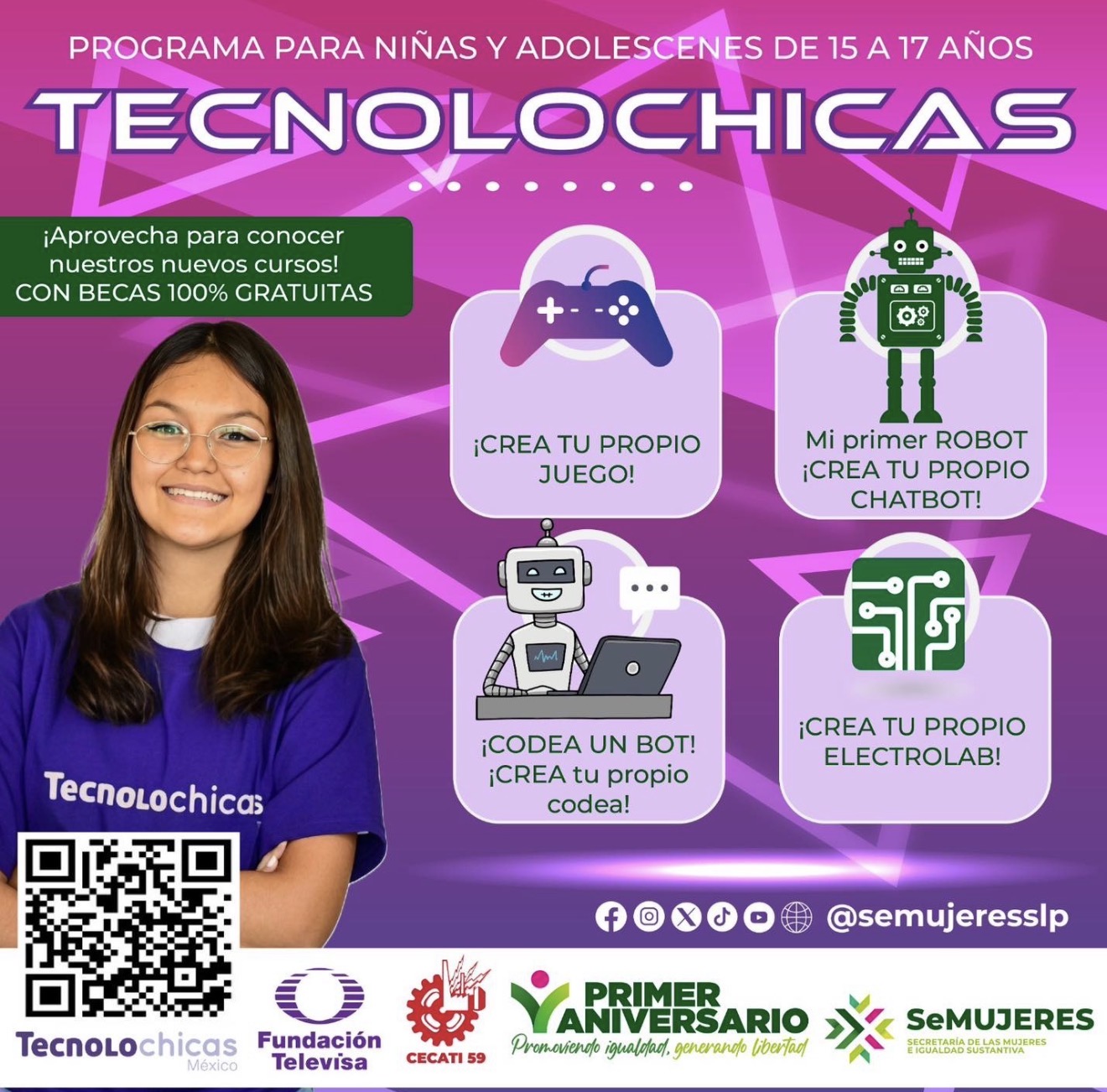 GOBIERNO ESTATAL ACERCA TECNOLOGÍA A JÓVENES POTOSINAS