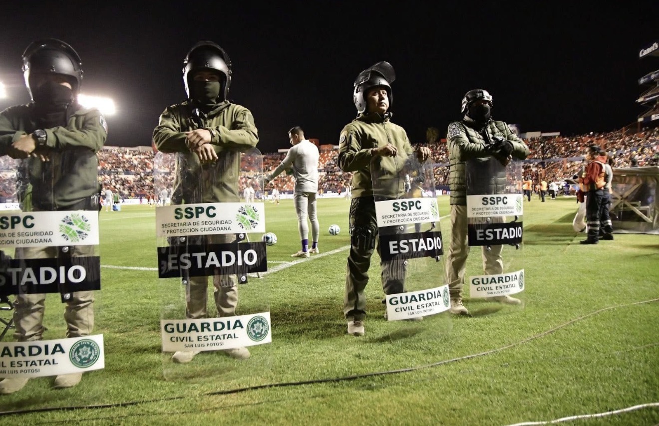 LISTO OPERATIVO “ESTADIO SEGURO” PARA EL ATLÉTICO DE SAN LUIS CONTRA PUMAS