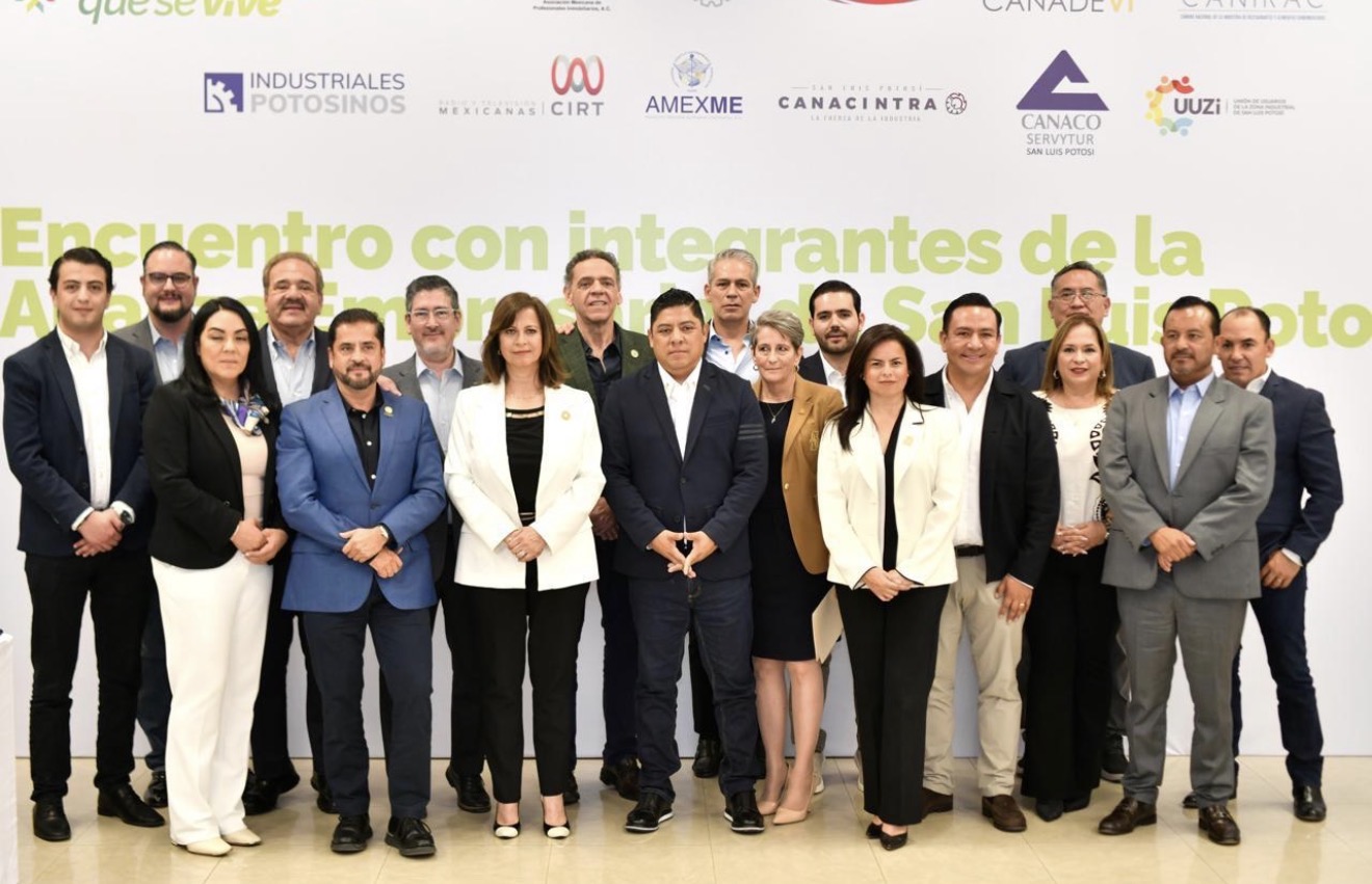 COPARMEX SLP RECONOCE RESPALDO DEL GOBERNADOR RICARDO GALLARDO PARA LA CREACIÓN DE MÁS EMPLEOS