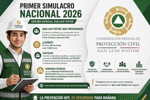 SAN LUIS REGISTRA AMPLIA PARTICIPACIÓN EN PRIMER SIMULACRO NACIONAL 2026