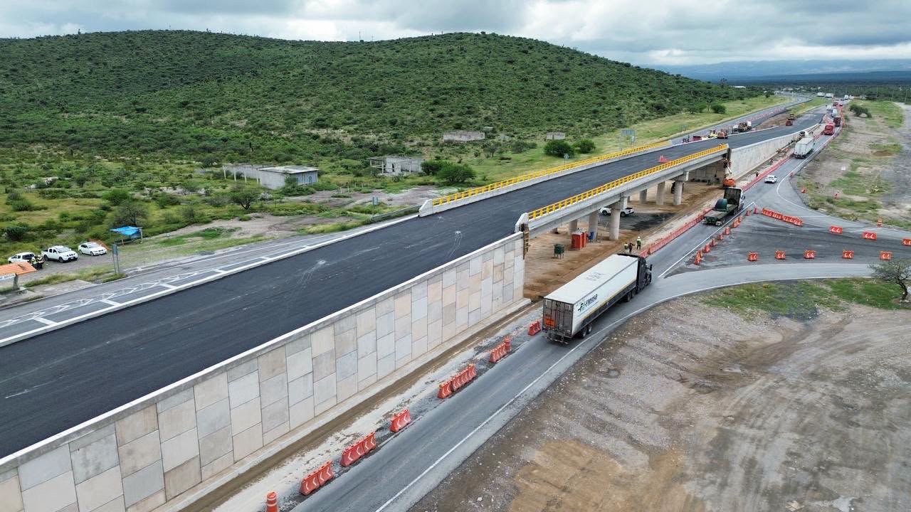 AUTOPISTA SAN LUIS–MATEHUALA EN LA RECTA FINAL DE SU CONSTRUCCIÓN: GOBERNADOR RICARDO GALLARDO