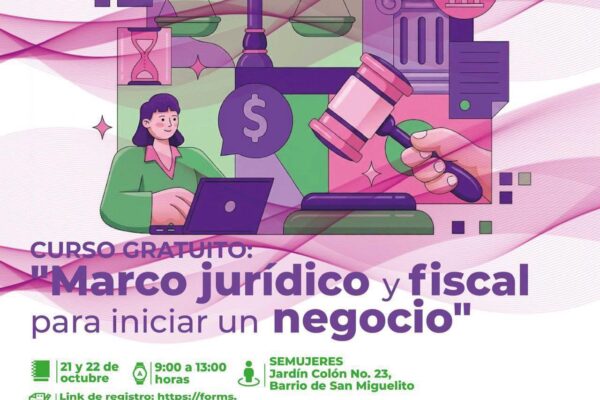 CONTINÚAN LAS CAPACITACIONES GRATUITAS A MUJERES EMPRENDEDORAS