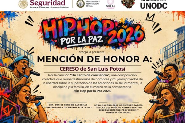 CENTRO PENITENCIARIO DE LA PILA RECIBE RECONOCIMIENTO NACIONAL EN “HIP HOP POR LA PAZ”
