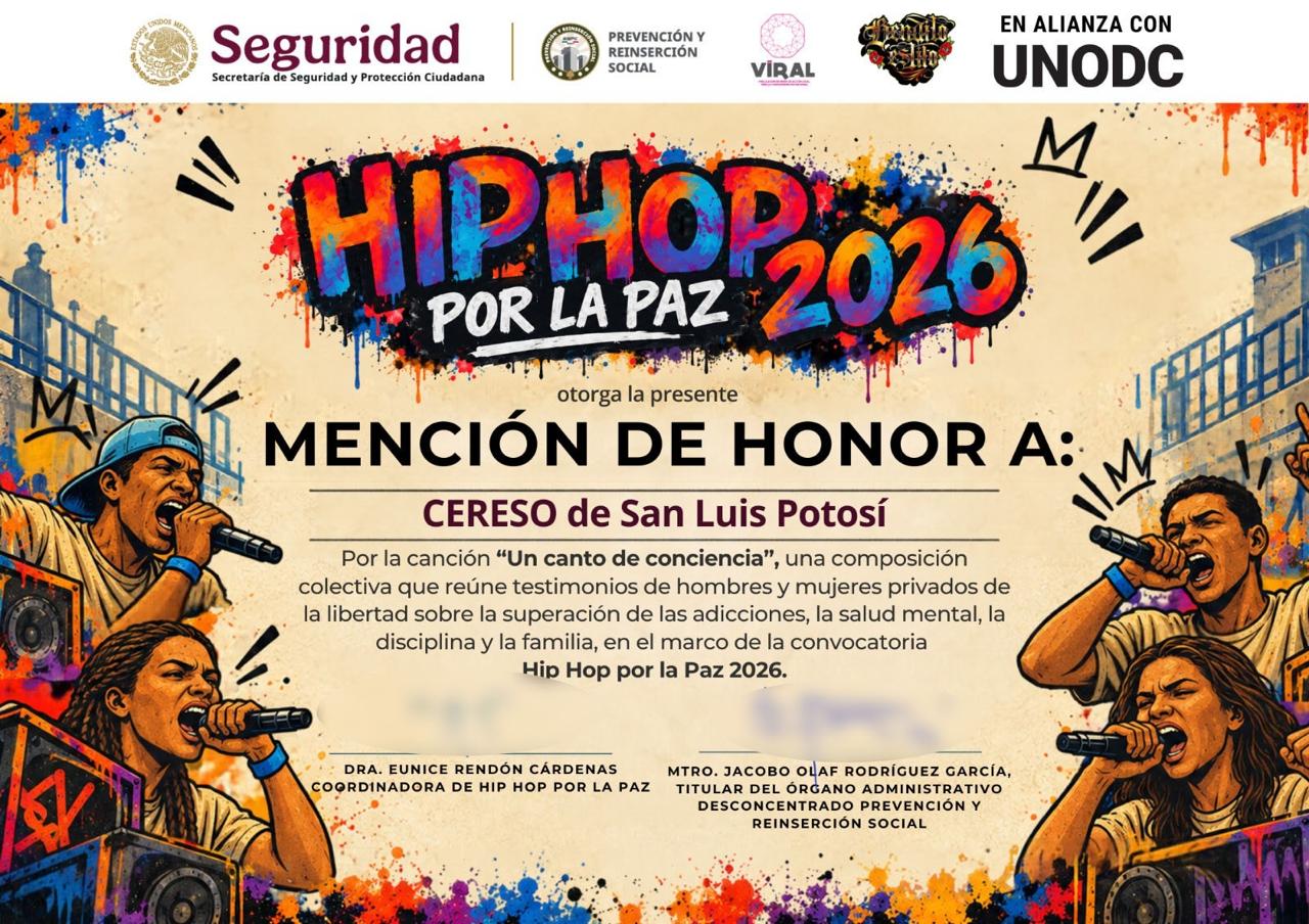 CENTRO PENITENCIARIO DE LA PILA RECIBE RECONOCIMIENTO NACIONAL EN “HIP HOP POR LA PAZ”