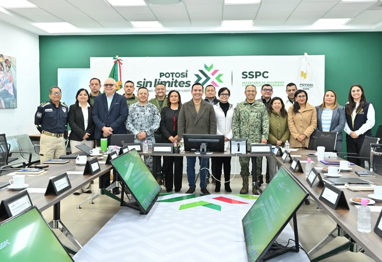SAN LUIS POTOSÍ PREPARA COORDINACIÓN DE SEGURIDAD PARA LAS ELECCIONES DE 2027